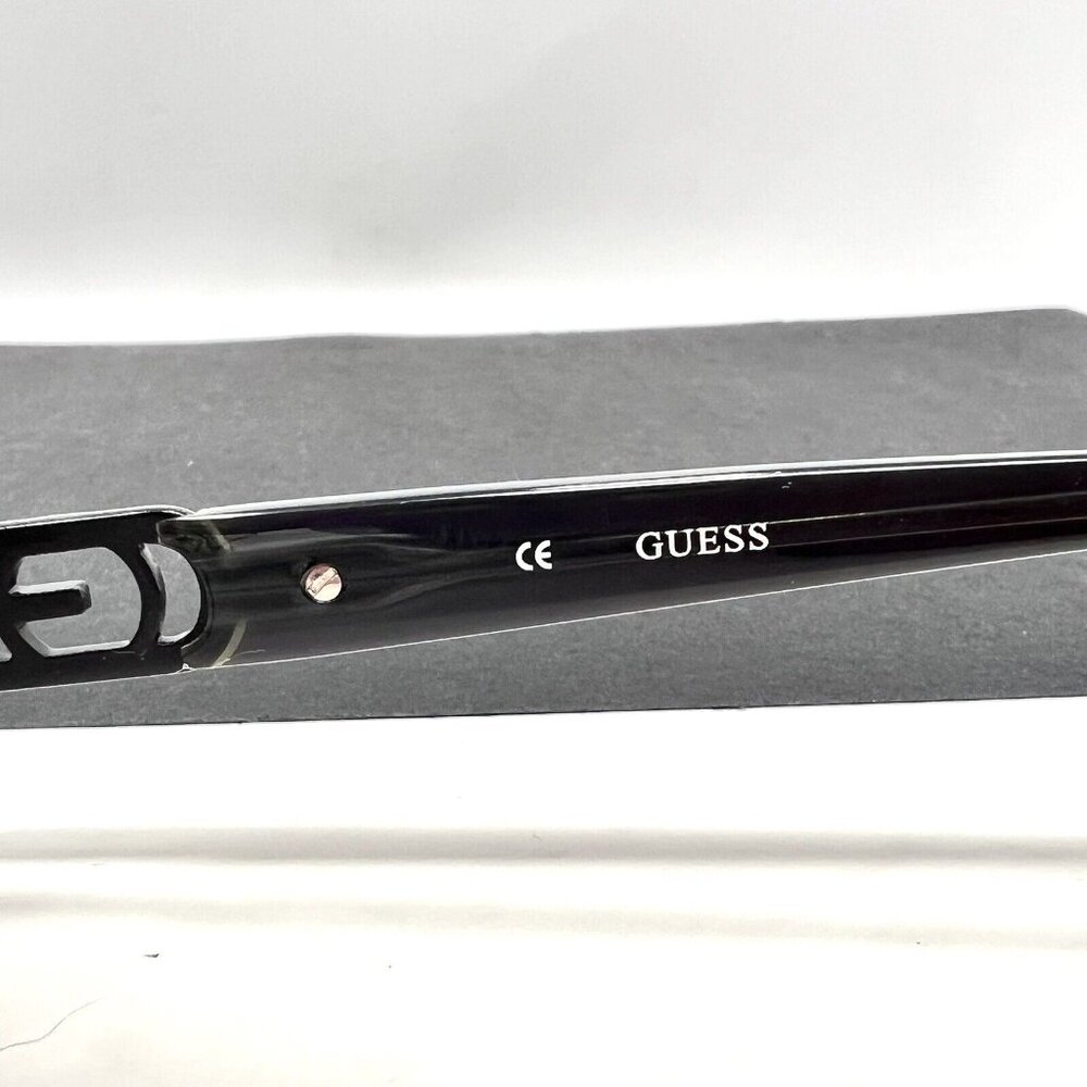Guess Eyeglasses Frames GU1606 BLK Black Gray Rectangular 53-17-135 - Picture 7 of 11